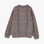 BEAMS PLUS Check Mohair Cardigan / Grey 5
