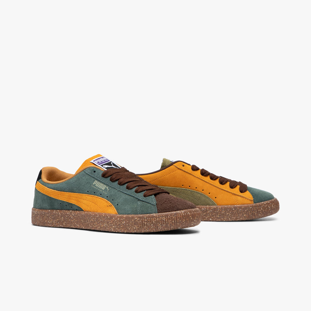 Puma x P.A.M. Suede VTG Dark Chocolate / Burnt Olive - Orange