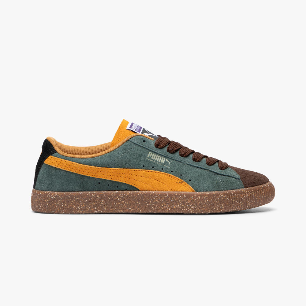 Puma x P.A.M. Suede VTG Dark Chocolate / Burnt Olive - Orange