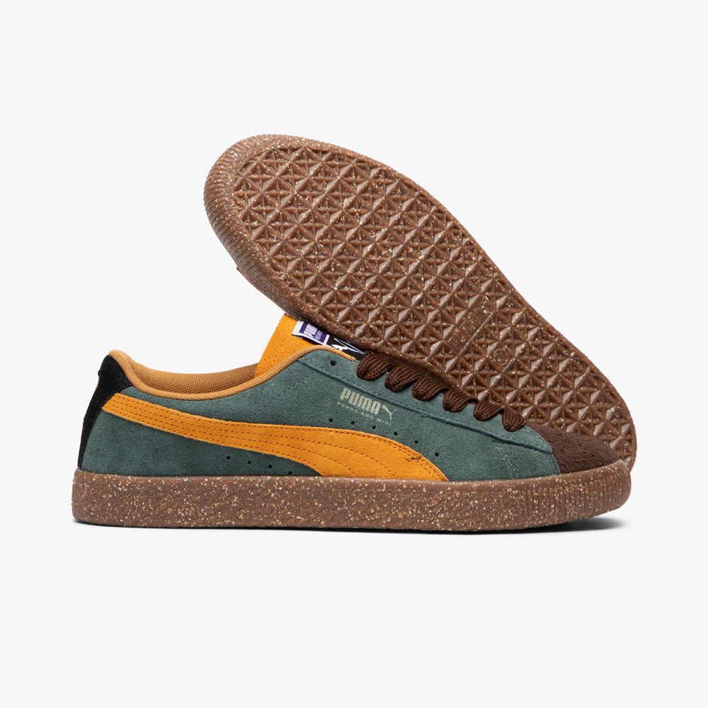 Puma x P.A.M. Suede VTG Dark Chocolate / Burnt Olive - Orange