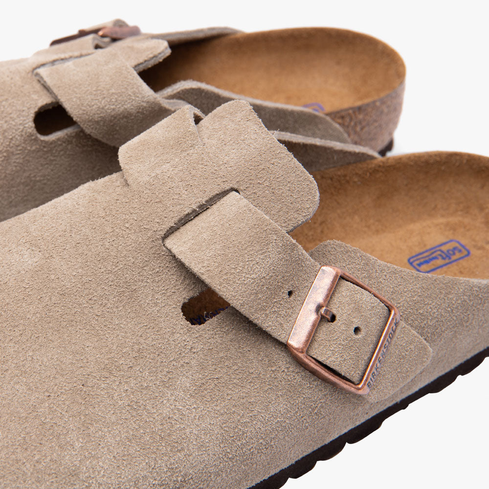 Birkenstock Boston Soft Footbed Taupe Livestock