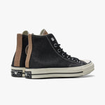Converse Women's Chuck 70 Glitter Hi Black / Gold - Egret - High Top  4