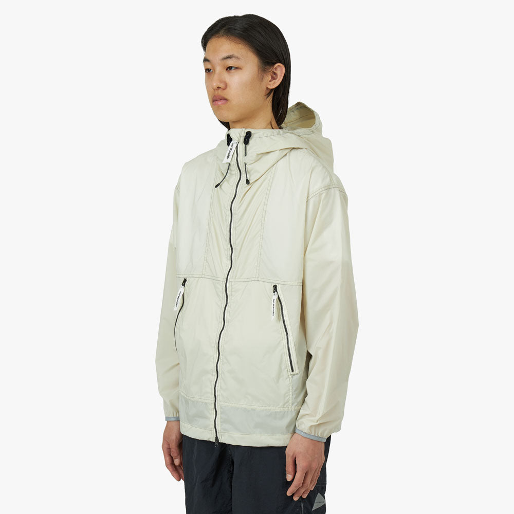 and wander Pertex Wind Jacket Off White