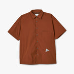 and wander UV Coupe Stretch T-Shirt / Brun 4