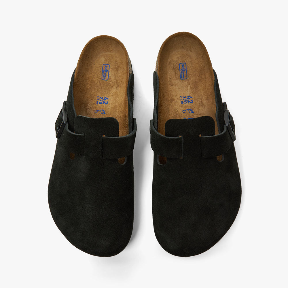 Birkenstock Boston Suede Black Livestock