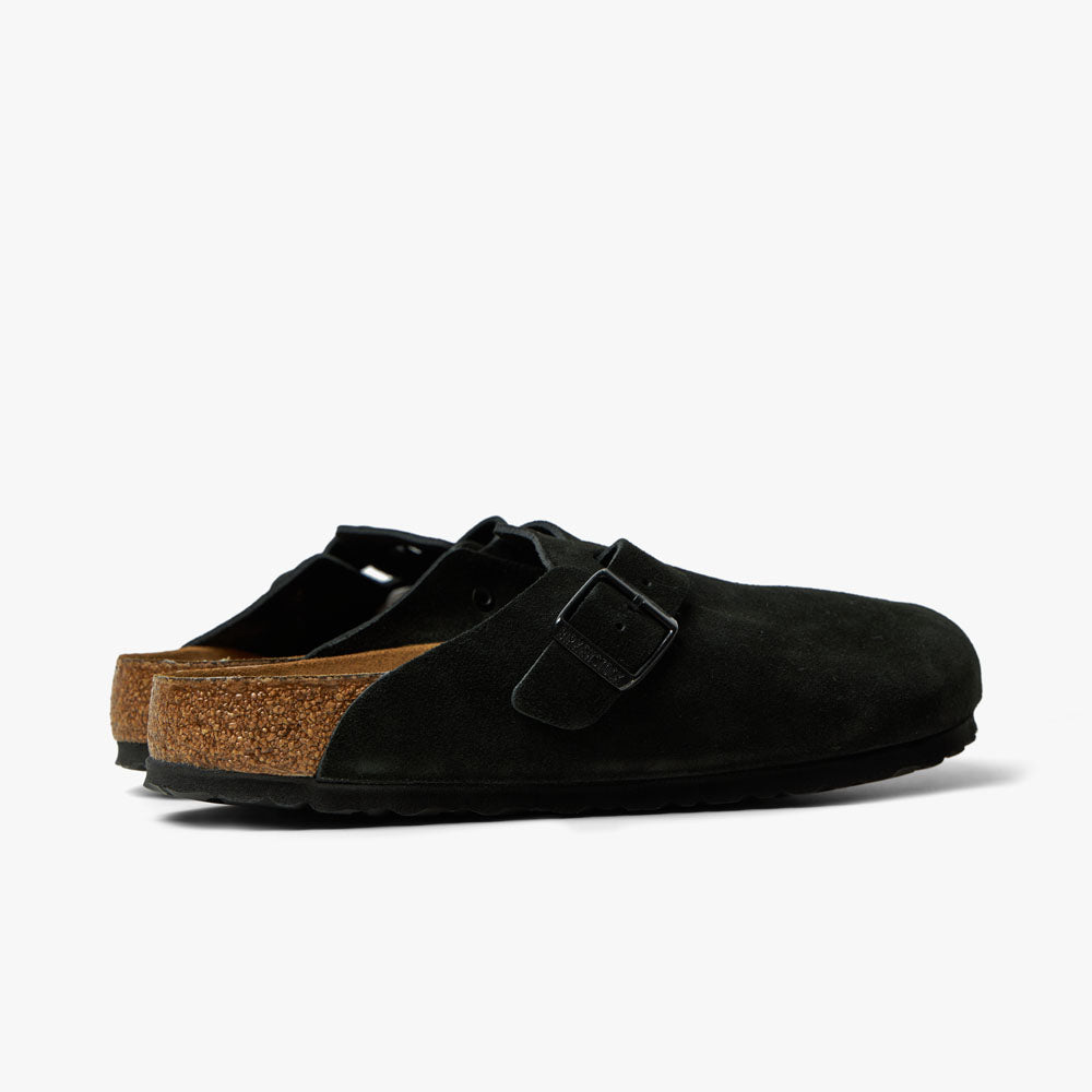 Birkenstock Boston Suede Black – Livestock - Main Image