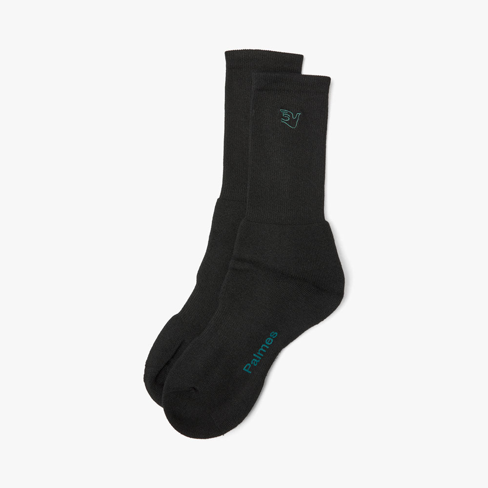 Palmes Mid Socks - 2 Pack / Black 1