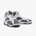 Jordan 7 Retro GS White / Varsity Purple - Flint Grey   3