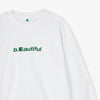 b.Eautiful Logo T-shirt à manches longues / Blanc 6