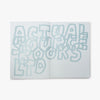Carnet vierge 4MM d'Actual Source / Blanc  4