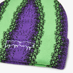 Fucking Awesome - Tuque à revers dégradé violet / vert 3