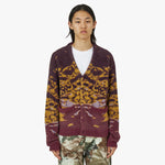 Fucking Awesome Hairy Water Cardigan / Marron AOP 1