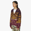 Fucking Awesome Hairy Water Cardigan / Marron AOP 2