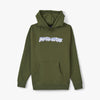 Fucking Awesome Cut Out Logo Pullover Hoodie / Army 4