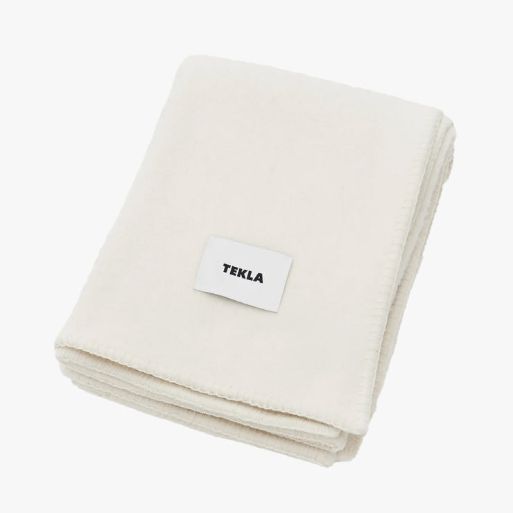 Tekla Merino Wool Blanket / Soft White 1