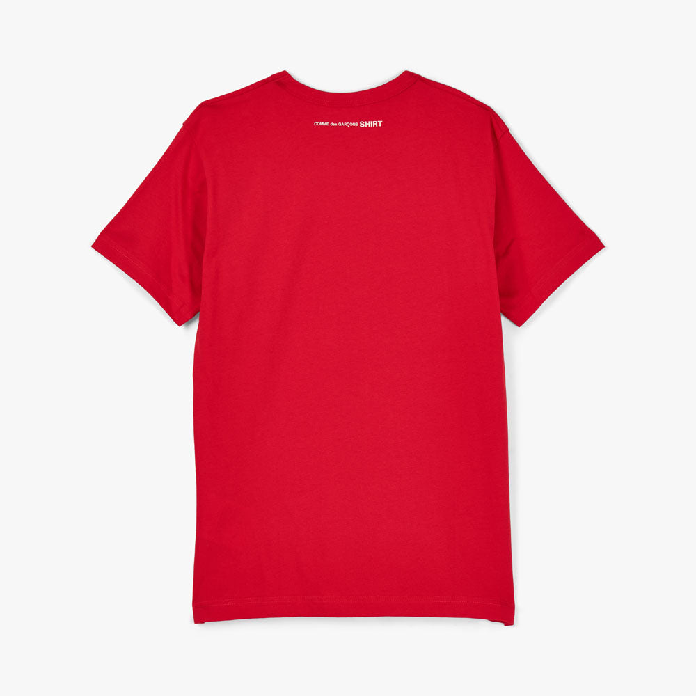 Cdg shirt red clearance