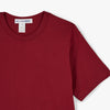 Comme Des Garcons Shirt Cotton Jersey Plain 165Gr With Cdg Shirt Logo At Back / Burgundy 6