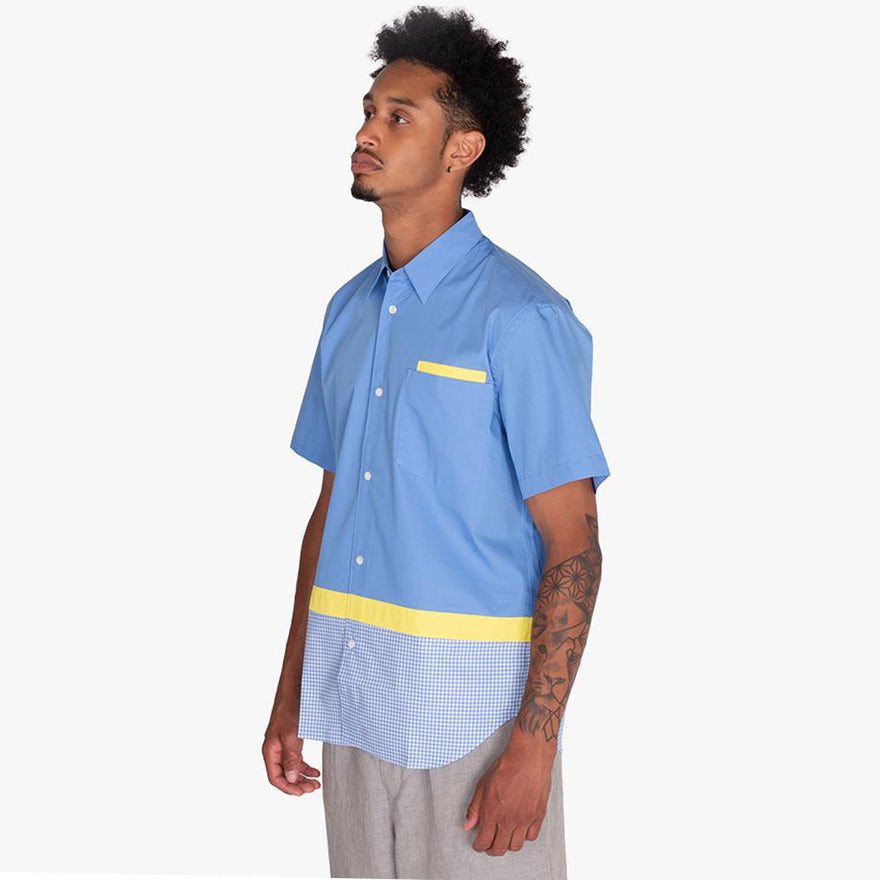 COMME des GARCONS HOMME Button Up Shirt Sax Livestock