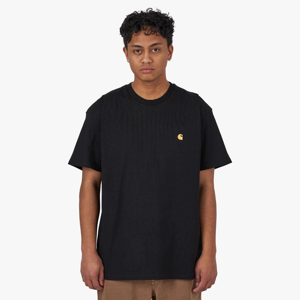 Carhartt WIP Chase T shirt Black Livestock