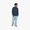 Carhartt WIP «Lemond» Chemise à carreaux Juniper / Bleu Marine Foncé 4