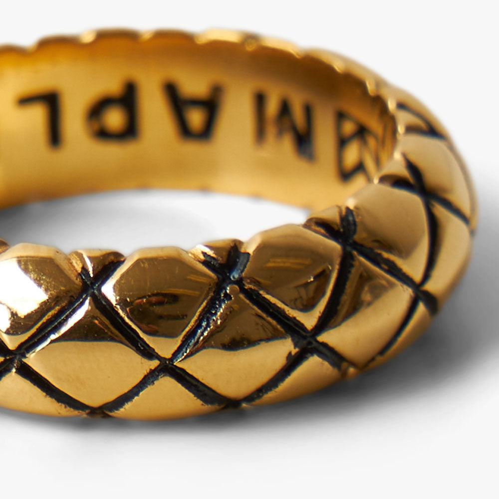 Gold plated band ring shop