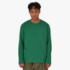COMME des GARÇONS SHIRT Plain Jersey Long Sleeve T-shirt / Green 1