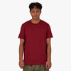 Comme Des Garcons Shirt Cotton Jersey Plain 165Gr With Cdg Shirt Logo At Back / Burgundy 1
