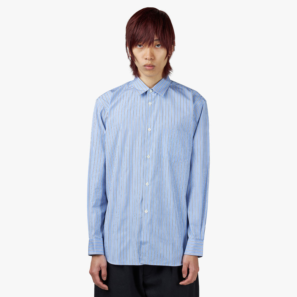 COMME des GARÇONS SHIRT Yarn Dyed Stripe Poplin Shirt / Stripe 114 1