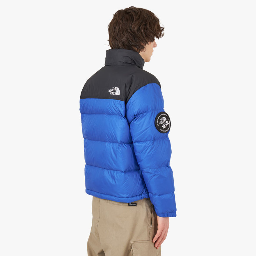 1992 nuptse store jacket blue