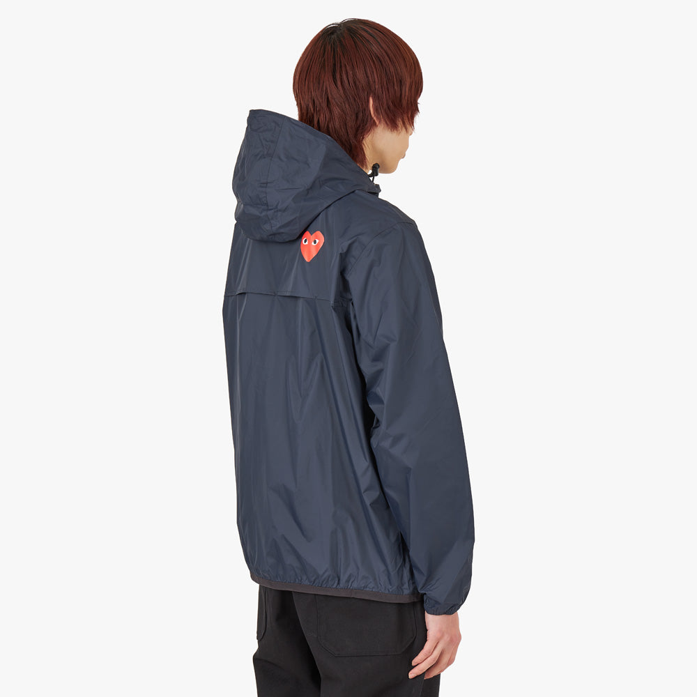 COMME des GAR ONS PLAY x K Way Jacket Navy