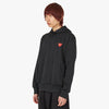 COMME des GARÇONS PLAY Red Heart Chandail à Capuchon / Noir 2