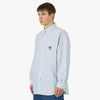 Palmes Chemise Oxford / Rayure bleu 2
