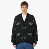Palmes Pearl Knitted Cardigan / Black 1