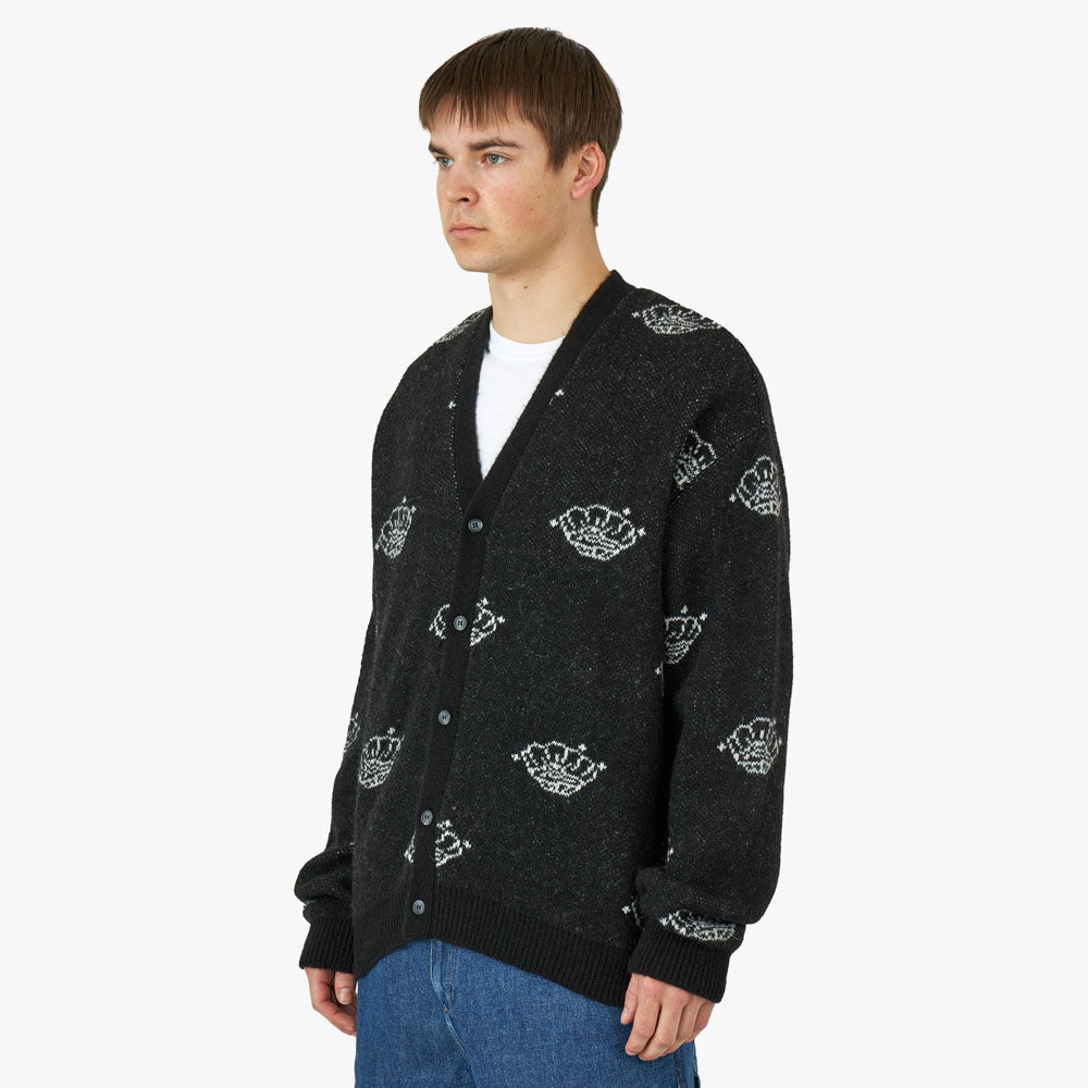 Palmes Pearl Knitted Cardigan Black