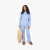 Pantalon en popeline Tekla / Rayures Fines 7