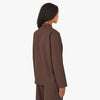 Tekla Poplin Long Sleeve Shirt / Coffee 3