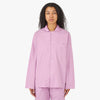 Tekla Popeline Chemise à manches longues / Rose Mauve 1