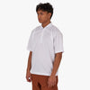 Whim Pindot Mesh 1/4 Zip Golf Shirt / White 2