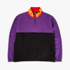 Pleasures Misfit Colour Block Half Zip Sweater / Black 1