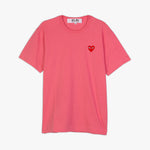 COMME des GAR�ONS PLAY Red Heart T-shirt / Pink 4