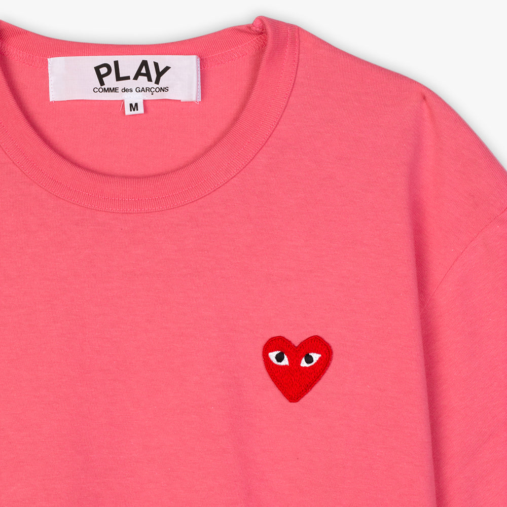 Pink comme des garcons t shirt new arrivals