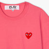 COMME des GAR�ONS PLAY Red Heart T-shirt / Pink 5