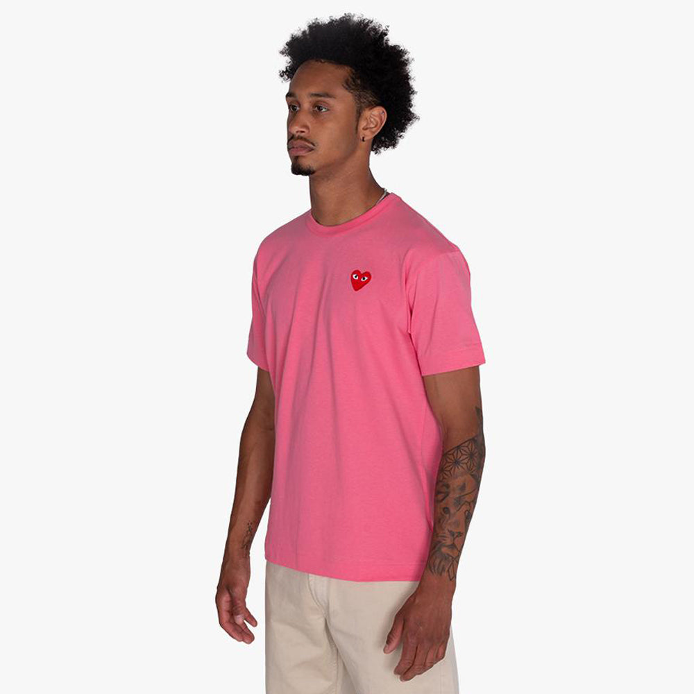 Comme des garcons pink heart store