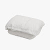 Tekla Cotton Percale Queen Duvet Cover / Broken White 1