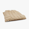 Tekla Cotton Percale Queen Duvet Cover / Sand Beige 2