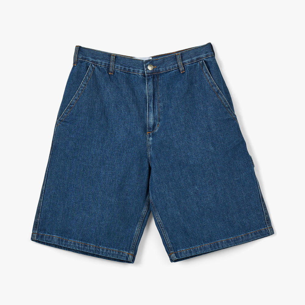 Palmes Sweeper Shorts Denim Livestock