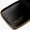 COMME des GARÇONS WALLET Rubber Dot Half Zip Wallet / Black 7