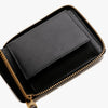 COMME des GARÇONS WALLET Rubber Dot Half Zip Wallet / Black 6