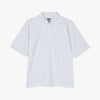 Whim Pindot Mesh 1/4 Zip Golf Shirt / White 4