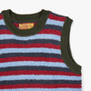 Brain Dead Teddy Fur Striped Vest / Brown Multi 6